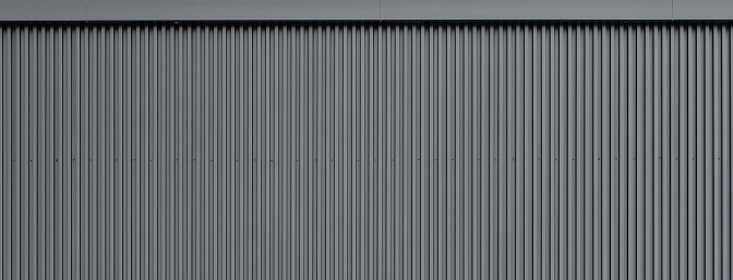 Corrugated metal wall texture