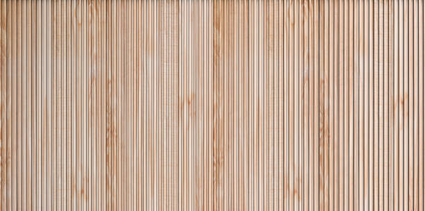 파노라마 나무 판자 벽 텍스처 배경 - grooved 뉴스 사진 이미지
