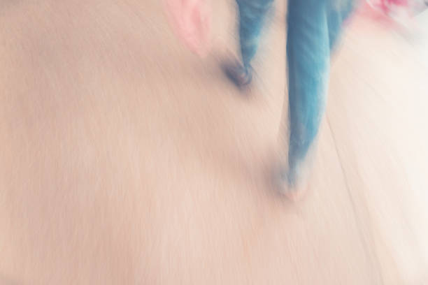 blurred background,motion of people shopping at mall.