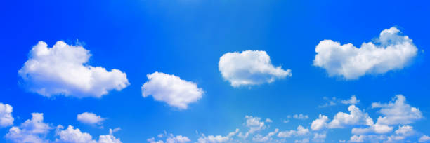 istock panorama of white clouds on blue sky 638727634