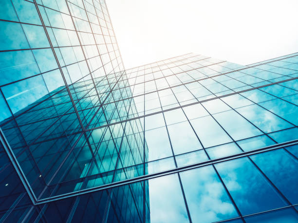 Architecture details Modern Building Glass facade Exterior