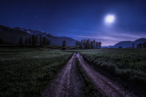 wanderweg - tirol village european alps austria 뉴스 사진 이미지