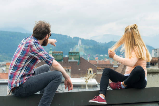 istock Friends watching the mountains 638733874