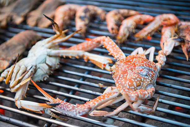 istock grilled bbq seafood on stove 638735002