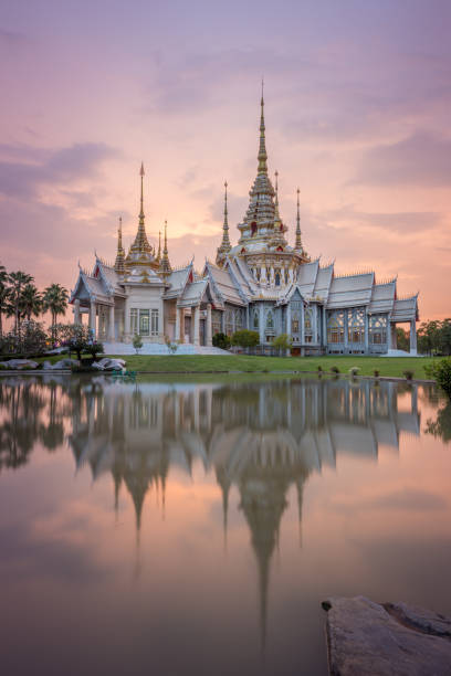 The temple is beautiful in art.