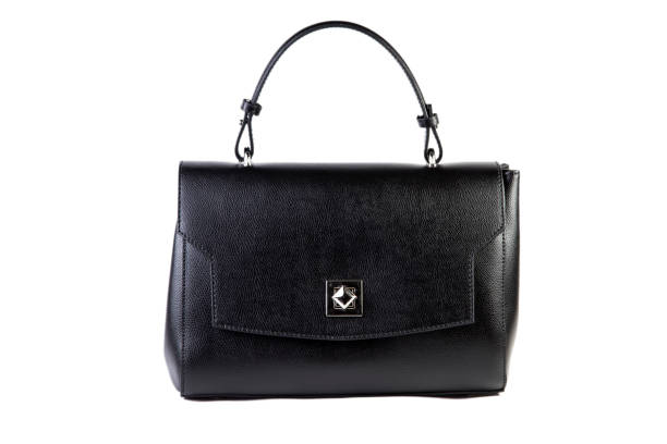 istock Black female bag on a white background, online catalog 638737240