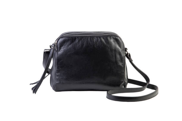 istock Black female bag on a white background, online catalog 638737448