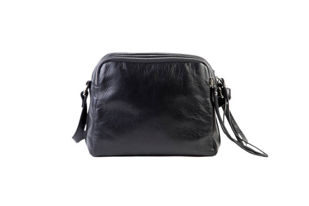 istock Black female bag on a white background, online catalog 638737510