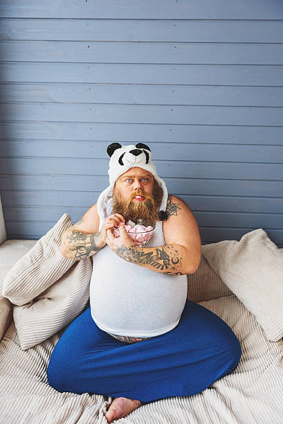 istock Hungry male gourmand does not share zephyrs 638739776