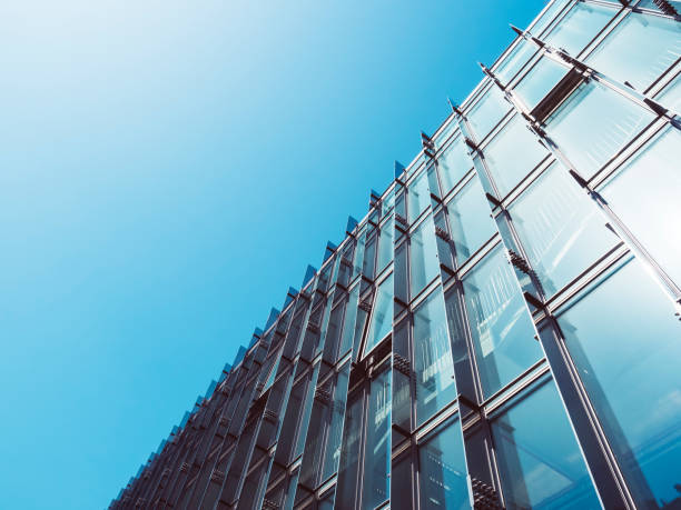 istock Modern Architecture Glass wall Building Abstract background 638741514
