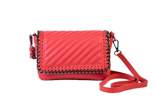 istock red female bag on a white background, online catalog 638743078