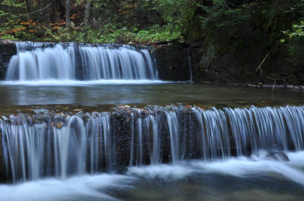 istock Source Vistula. Crystalline stream, clean water and waterfall 638748398