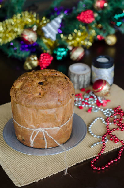 istock Panettone in christmas time 638750284