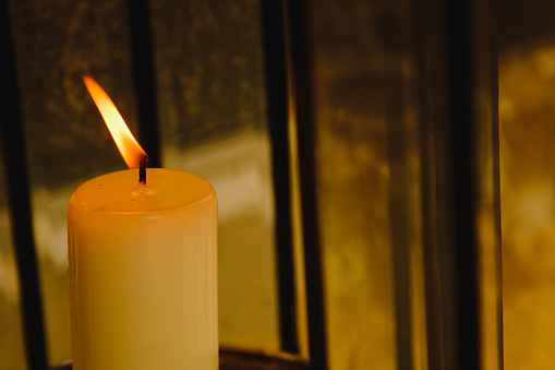 Close-Up Candle