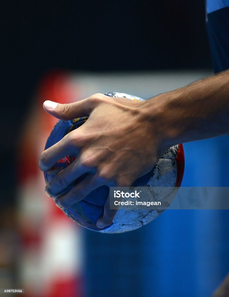 Jugador de balonmano - Foto de stock de Balonmano libre de derechos