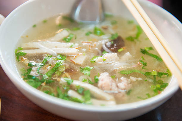istock Vietnamese noodle soup with pork 638754798