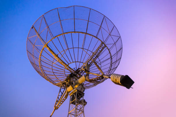 istock Radio telescope scene at night in China 638756866