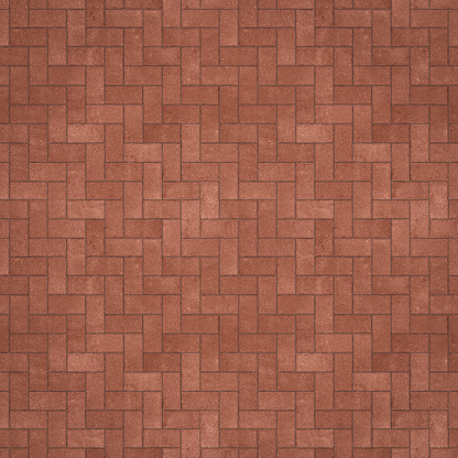 Seamless red zigzag pavement texture/background.