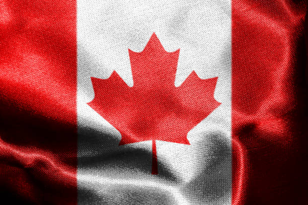 istock Canadian National Flag 3D Rendering 638758078