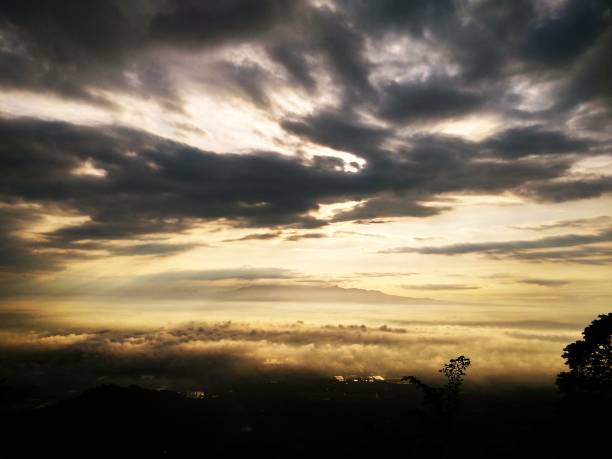 istock Morning view at top of mountain 638763928
