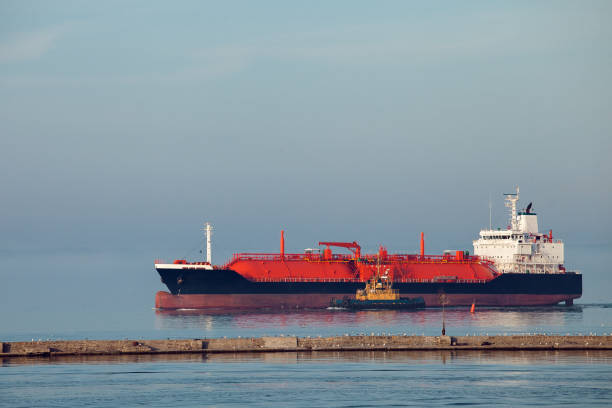 istock lng ship a gas carrier vessel. 638764640