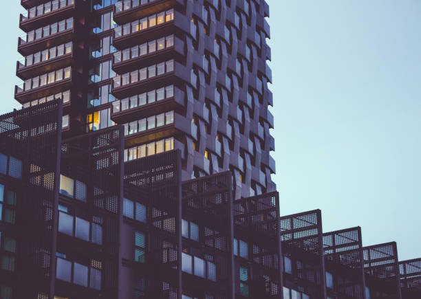 istock Residential modern building in London 638766284