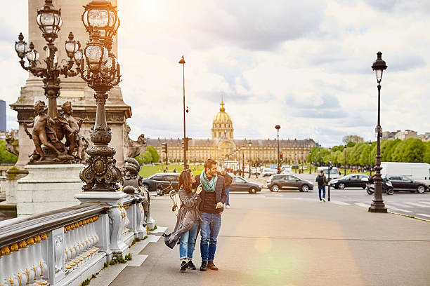 istock Taking a walk together through the streets of Paris 638766792