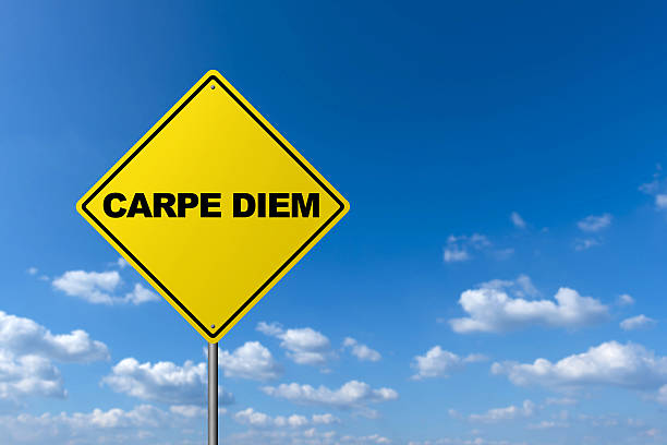 istock CARPE DIEM - Road Warning Sign 638771130