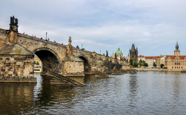 istock Charles Bridge and Old Town Bridge Tower, Prague, Czech Republic 638773066