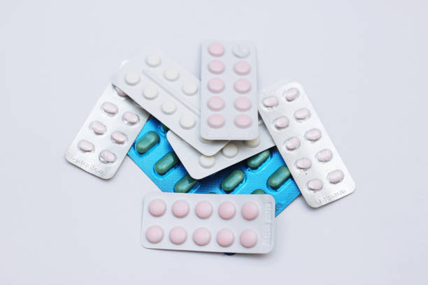 Medical Tablets - Isolated stock photo