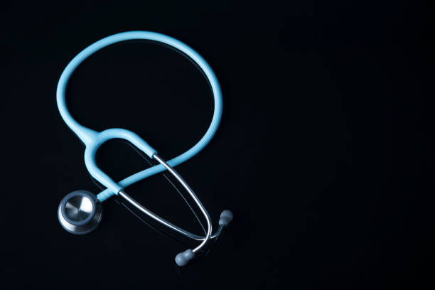 Mint Stethoscope Close Up View Blue Color Stethoscope With Reflection Stock  Photo - Download Image Now - iStock
