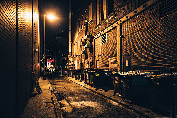istock Dark alley. Downtown Philadelphia. 638787822