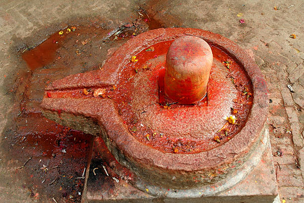 Lingam and Yoni Yoni means place of birth, source, origin. Lingam means symbol of Shiva. As Shiva is represented as an endless fire, Lingam-yoni denotes origin of an endless fire which created the universe. lingam yoni stock pictures, royalty-free photos & images