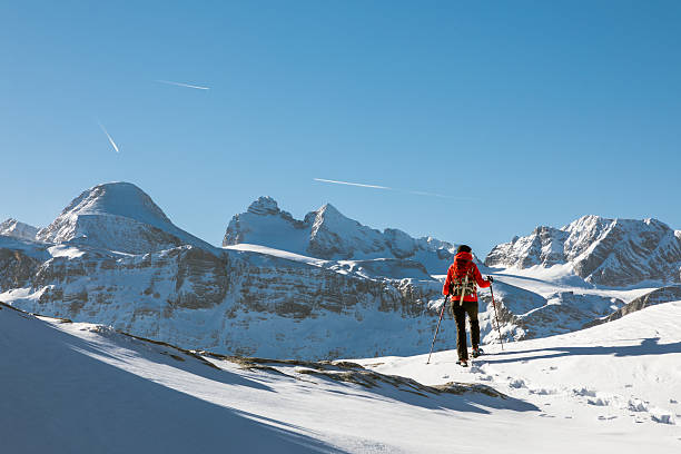 istock Dachstein Mountains Panorama Snowshoeing, Austria 638793404