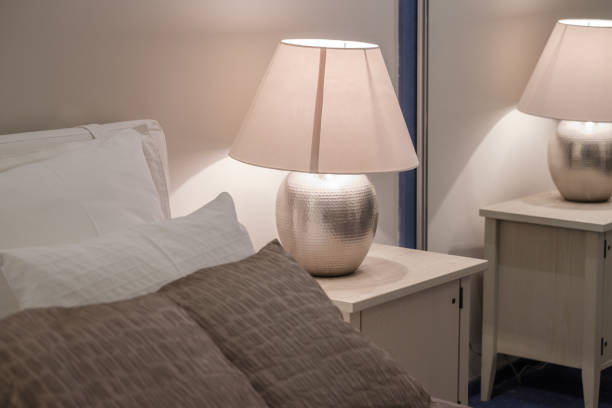 istock Bedroom interior at modern hotel 638794766