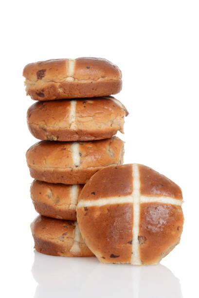 istock pile of hot cross buns 638795468