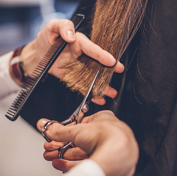 istock Hairdresser in action... 638799452