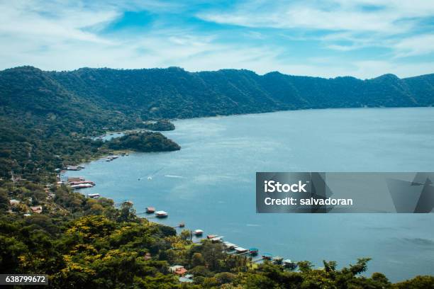 Coatepeque Lake Stock Photo - Download Image Now - El Salvador, Lake, Central America