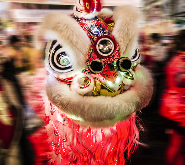istock Lion dancing during Chinese New Year 638800118