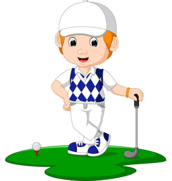 Golfer Man Cartoon Stock Illustration - Download Image Now - Golfer, Cartoon,  Adult - iStock