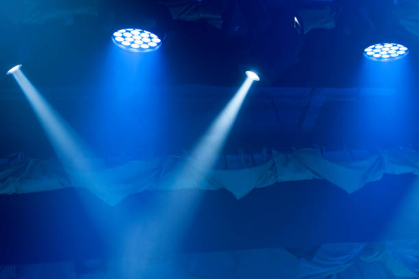 istock Light from the scene during the concert. 638803524