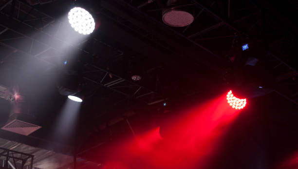 istock Light from the scene during the concert. 638806394