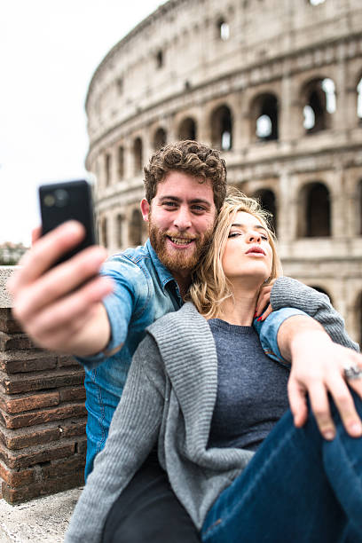 istock tourist take a self portrait on rome 638807462