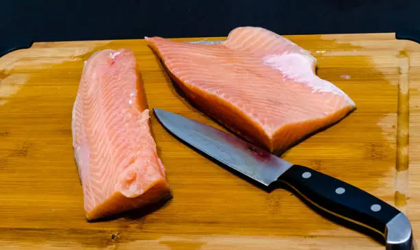 Photo of Salmon fish filet