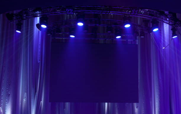 istock Light from the scene during the concert. 638812786