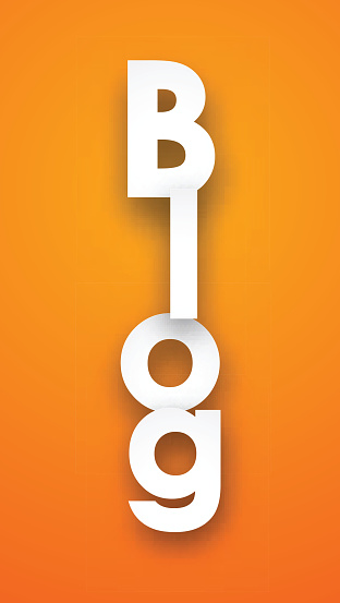 Blog Sign Hd Paper Blog Sign Stock Illustration - Download Image Now - Blogging ...
