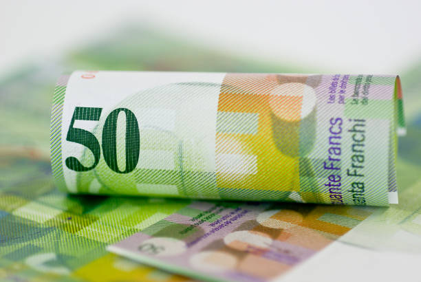 Swiss Franc Fifty franc french currency stock pictures, royalty-free photos & images