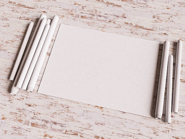 istock Branding identity mock up on a wooden background. 3D illustration 638821466