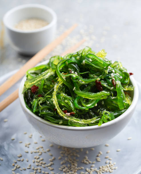 istock Japanese seaweed salad 638827356