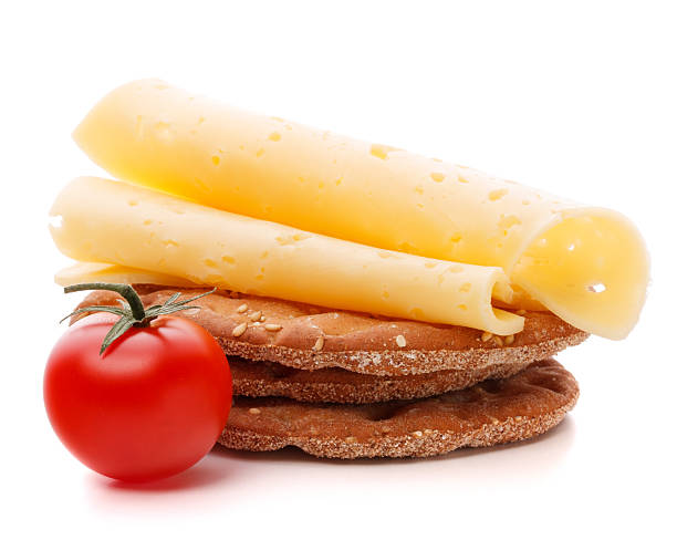istock Cheese sandwich isolated on white background cutout 638830880